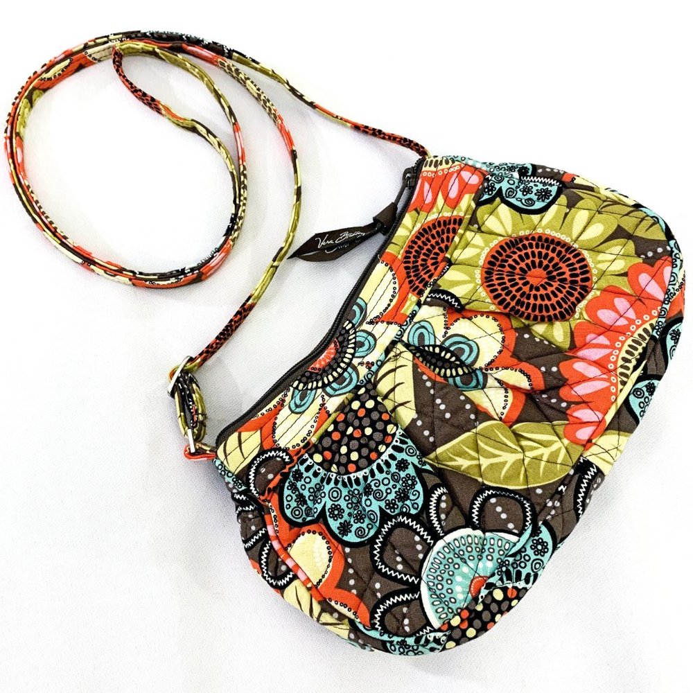 Vera Bradley | Frannie Multicolor Crossbody Bag | Flower Shower